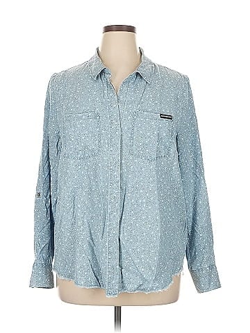 CALVIN KLEIN JEANS Long Sleeve Button-Down Shirt (view 1)