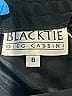 Oleg Cassini 100% Polyester Black Formal Skirt Size 8 - photo 3