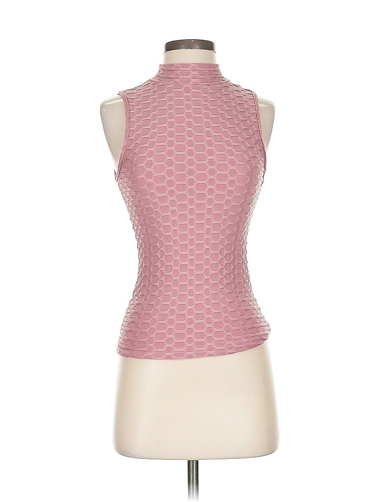 Pre-owned Eye Candy Sleeveless Top Pink Halter Neckline Tops