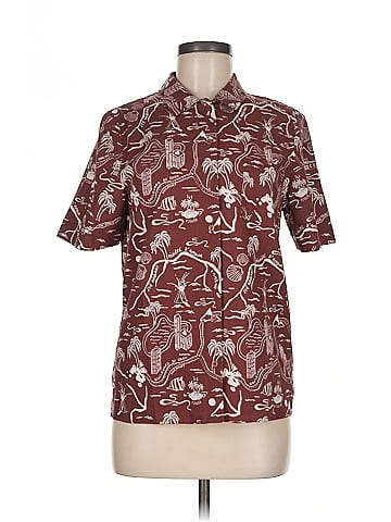 Unbranded Short Sleeve Button-Down Shirt (view 1)