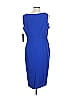Le Suit Solid Blue Cocktail Dress Size 12 - photo 2