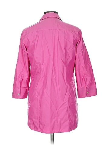 Foxcroft 3/4 Sleeve Button-Down Shirt (view 2)