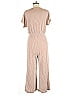 All in Favor Metallic Tan Jumpsuit Size M - photo 2