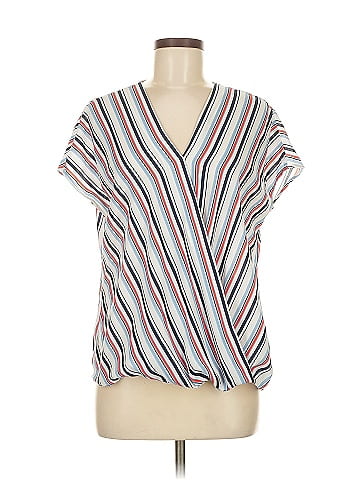 Adrianna Papell Short Sleeve Blouse (view 1)