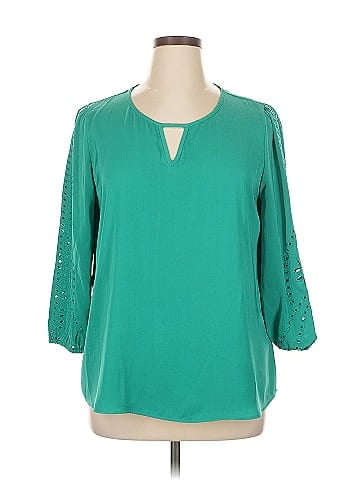 Market and Spruce 3/4 Sleeve Blouse (view 1)