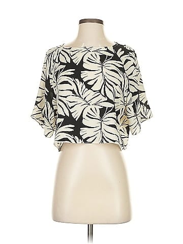 Bar III Short Sleeve Blouse (view 1)