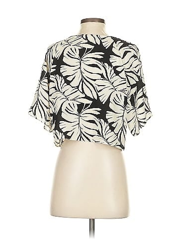 Bar III Short Sleeve Blouse (view 2)