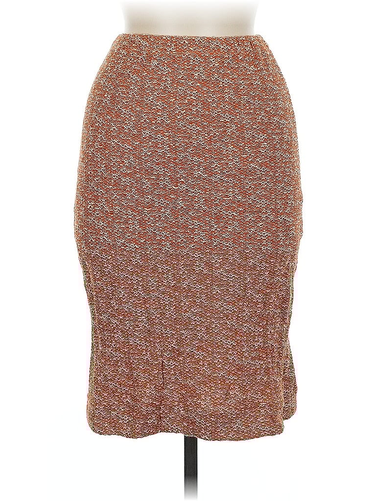 Pre-owned Unbranded Casual Skirt In Orange