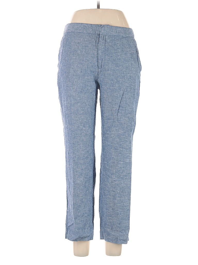Pre-owned Draper James Linen Pants In Blue