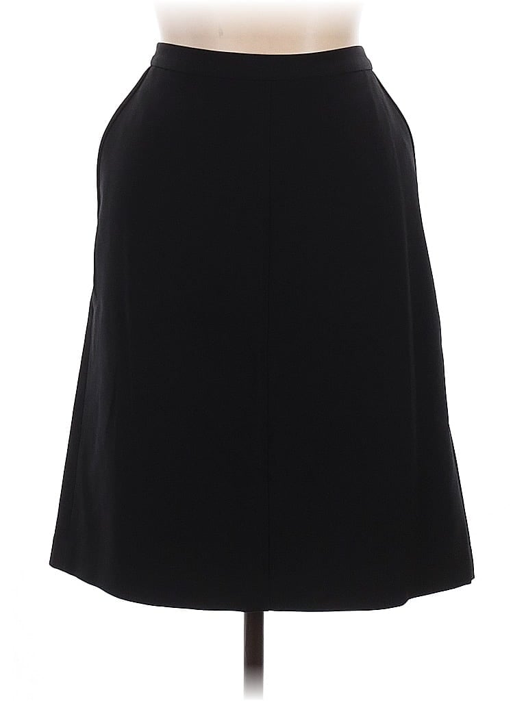 Pre-owned Anne Klein Casual Skirt In Black