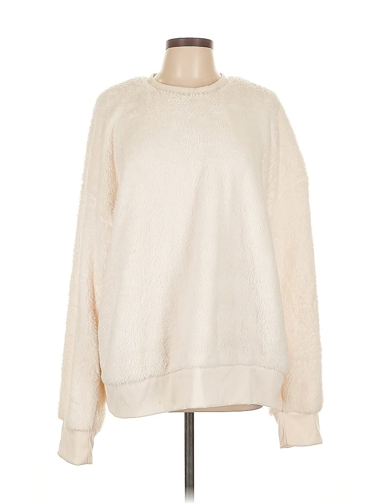 SUMMER & ROSE Pre-owned Pullover Sweater In White