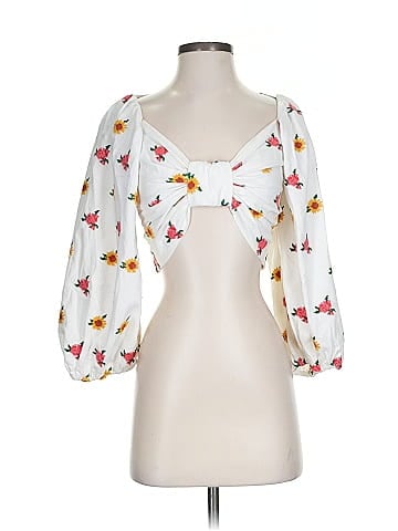FARM Rio 3/4 Sleeve Blouse (view 1)