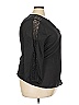 Fortune + Ivy 100% Polyester Black 3/4 Sleeve Blouse Size XXL - photo 3
