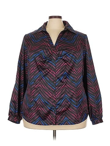 Worthington Long Sleeve Blouse (view 1)