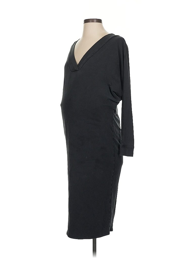 Hatch Gray Black Casual Dress Size P - photo 1