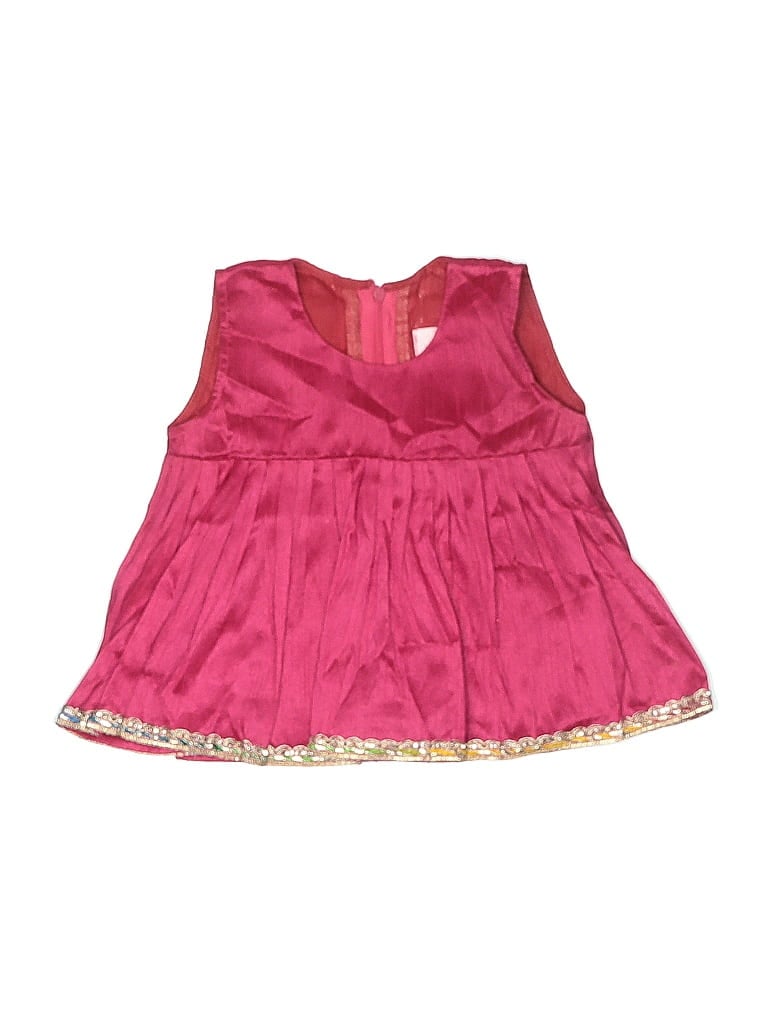 Pre-owned Assorted Brands Kids' Sleeveless Blouse In Red