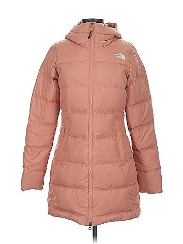 The North Face 100% Polyester Pink Snow Jacket Size S