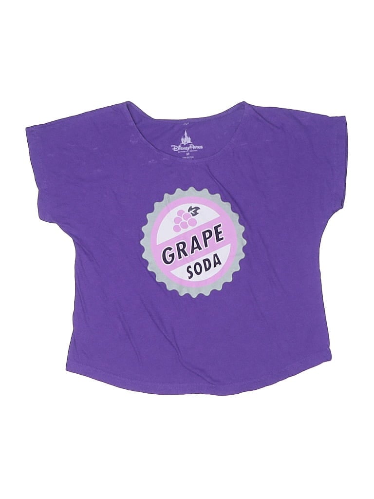 Pre-owned Disney Parks Kids' Short Sleeve T-shirt In Purple