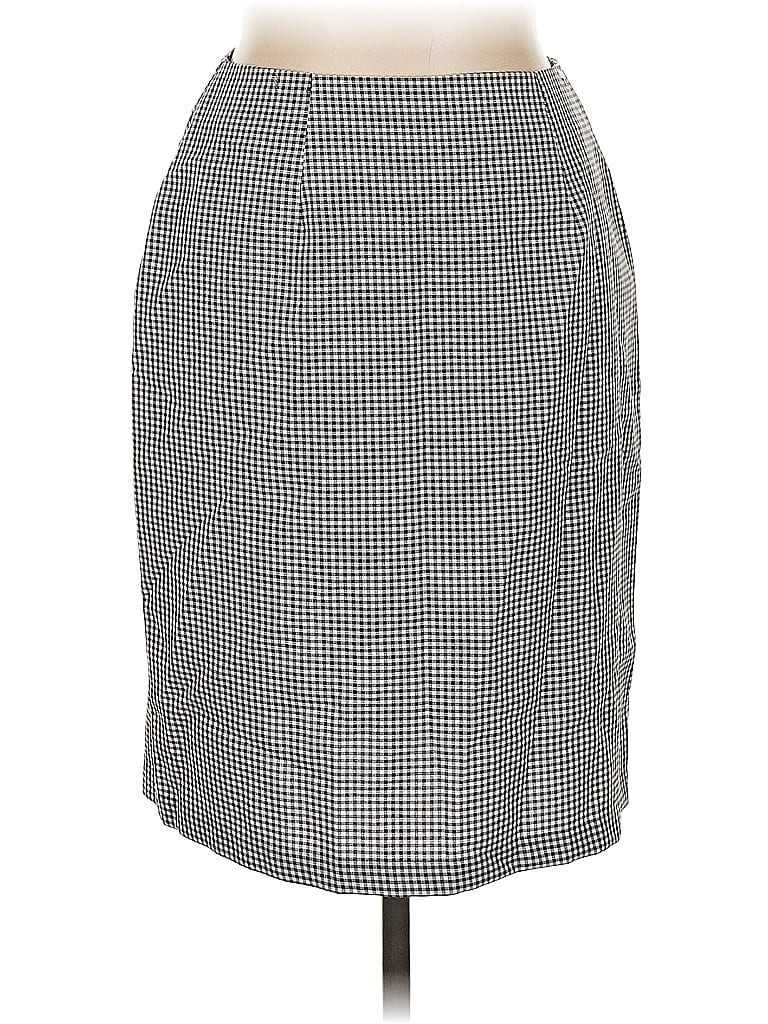 Pre-owned Connected Apparel Formal Skirt In Silver