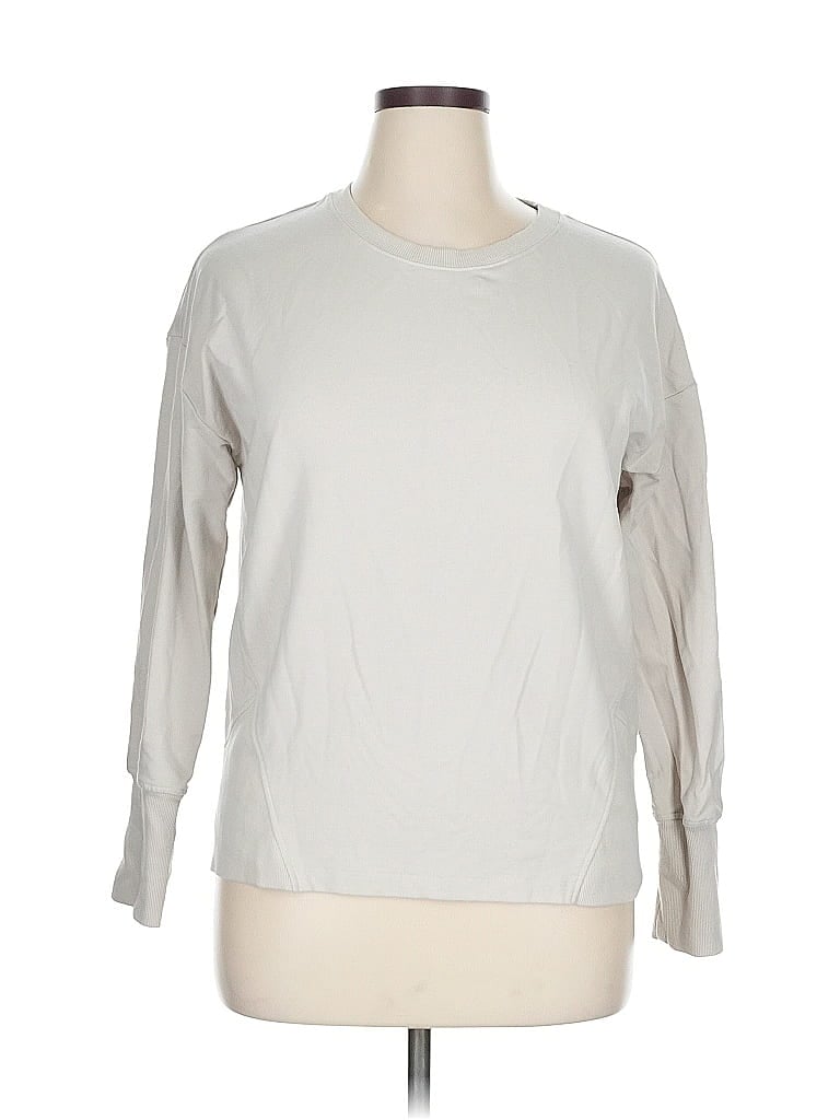 Pre-owned All In Motion Sweatshirt In Silver