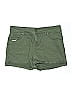 Faded Glory Solid Green Khaki Shorts Size 10 - photo 1