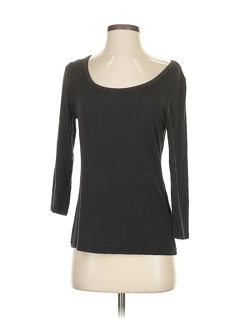 Click to view more detailed imagery on our partner's website Pre-owned Tahari 3/4 Sleeve T-shirt In Black