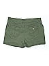 Faded Glory Solid Green Khaki Shorts Size 10 - photo 2