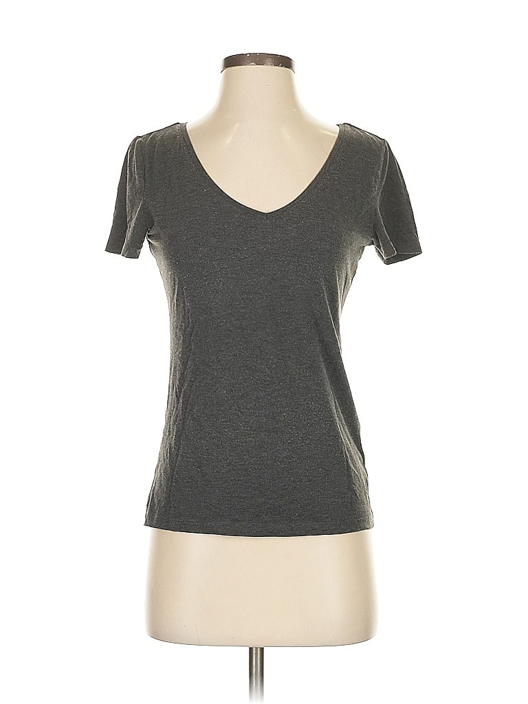 Pre-owned H&m Short Sleeve T-shirt In Black