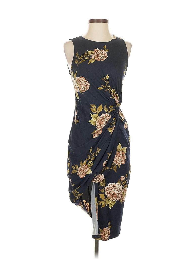 Nine Britton Floral Black Casual Dress Size S - photo 1