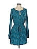 Boden Argyle Teal Casual Dress Size 6 - photo 1
