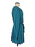 Boden Argyle Teal Casual Dress Size 6 - photo 4