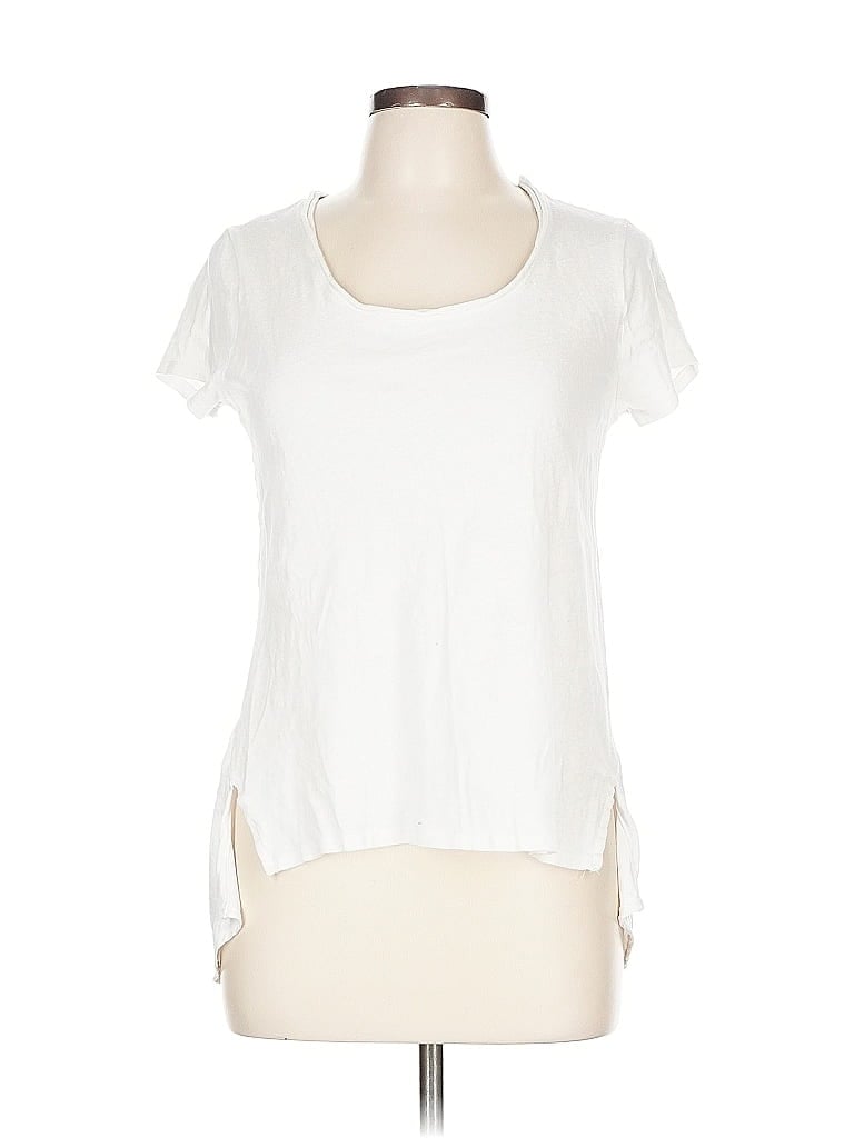 Pre-owned Left Coast By Dolan Short Sleeve T-shirt In White