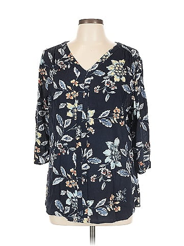 Croft & Barrow 3/4 Sleeve Blouse (view 1)