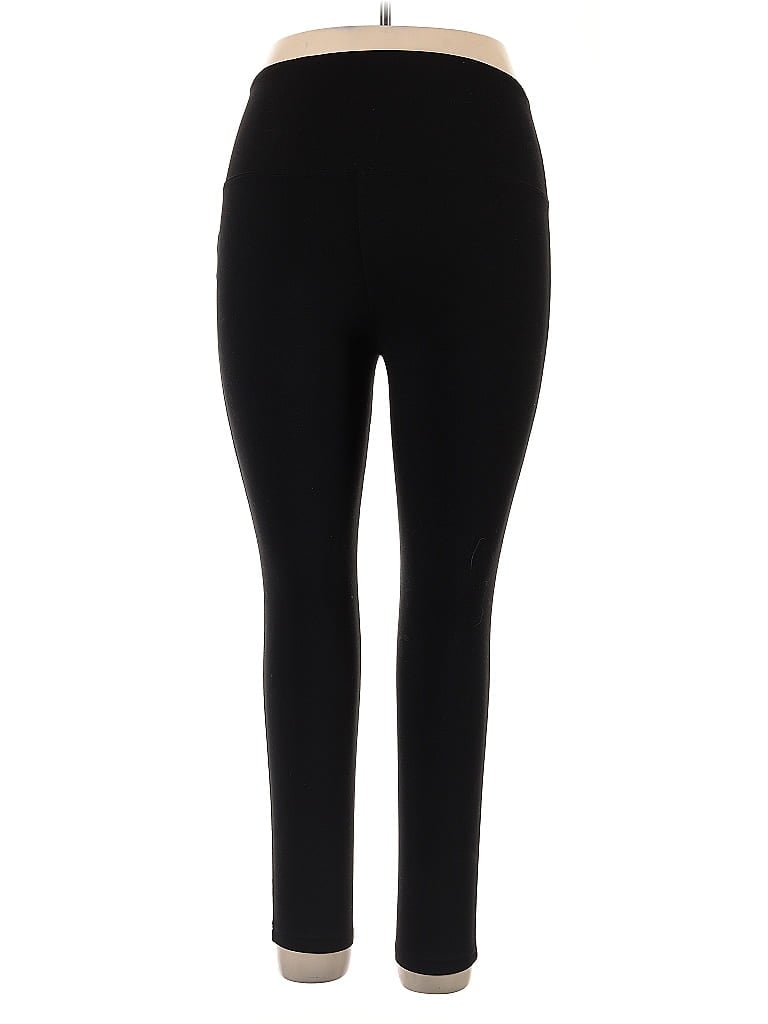 Pre-owned Zenana Active Pants In Black