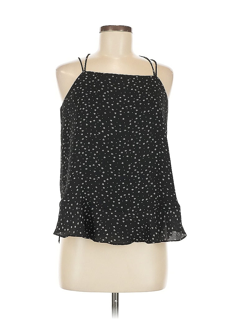 Pre-owned Ann Taylor Loft Sleeveless Blouse In Black