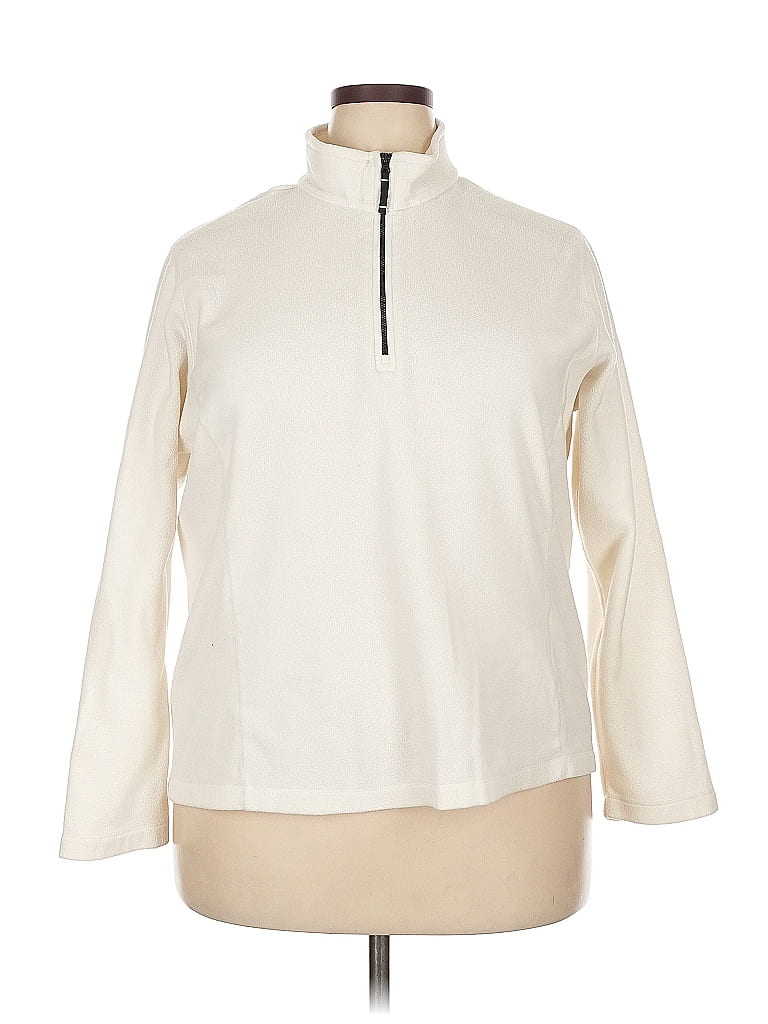 Click to view more detailed imagery on our partner's website Pre-owned Lands' End Turtleneck Sweater In White