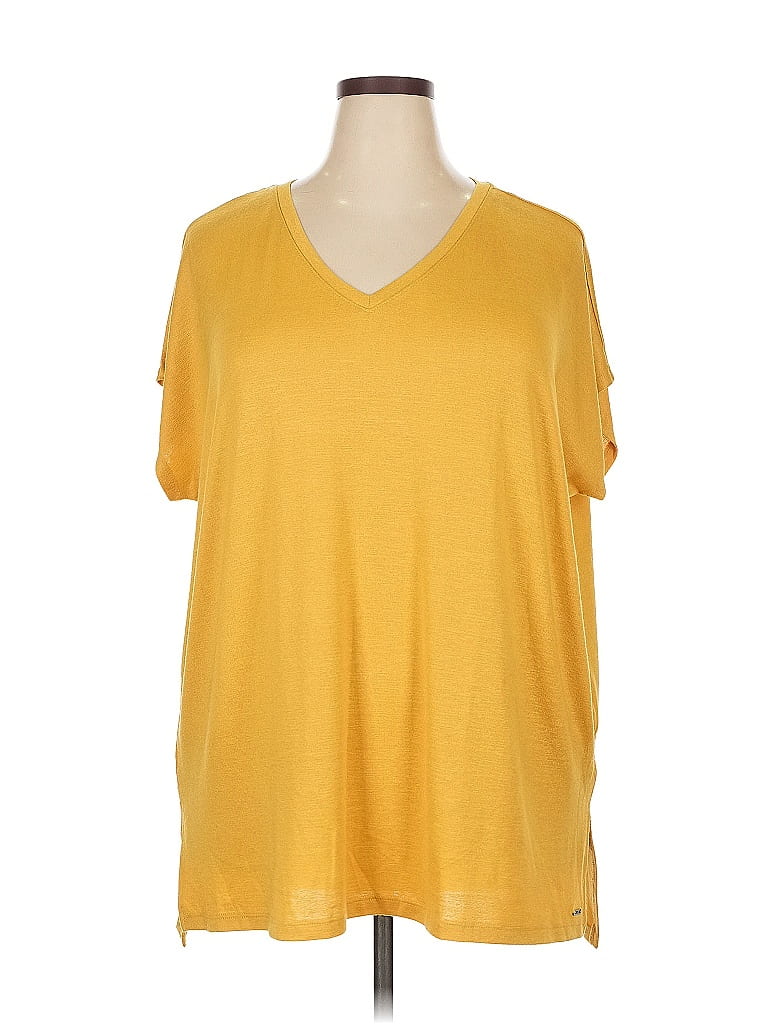 Pre-owned Orvis Short Sleeve T-shirt In Yellow