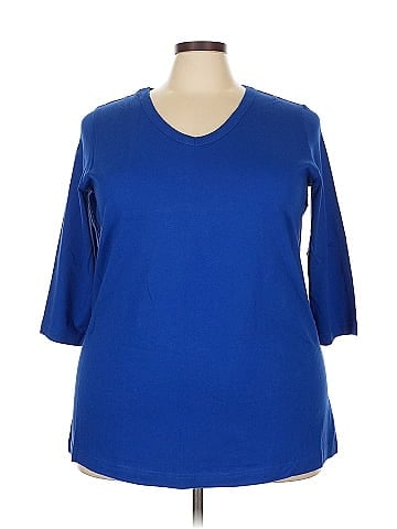 Woman Within 3/4 Sleeve T-Shirt (view 1)
