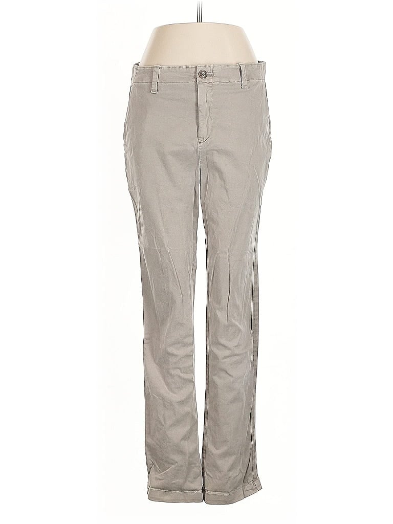 Pre-owned Gap Khaki Pant In Gray