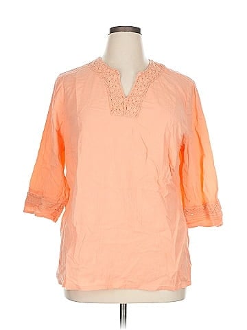 Appleseeds 3/4 Sleeve Blouse (view 1)