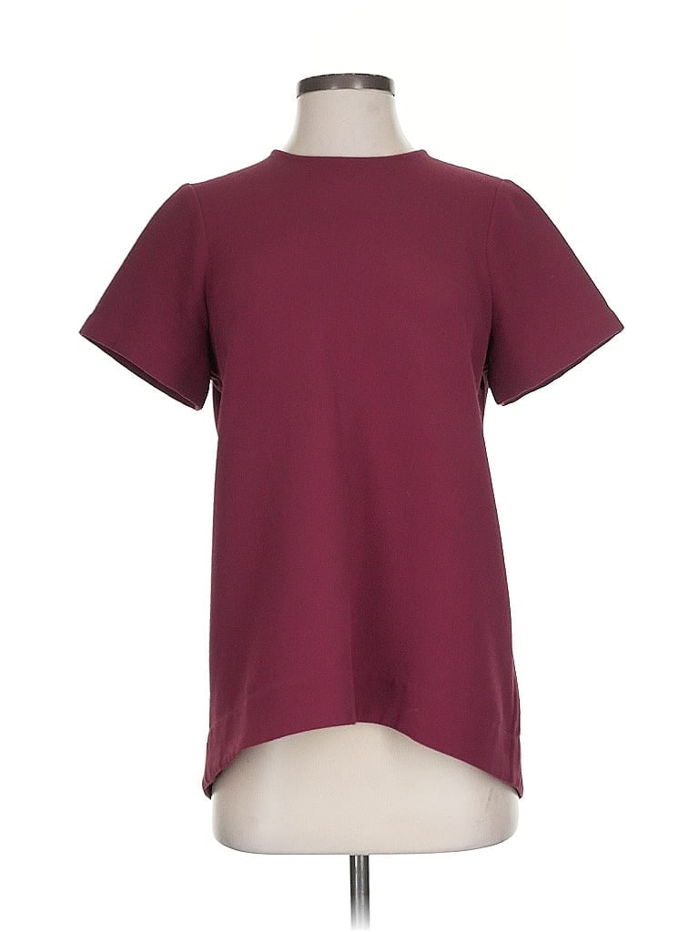 Pre-owned Worthington Short Sleeve Top Blue Crew Neck Tops