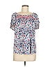 Westport Blue Short Sleeve Blouse Size M - photo 1