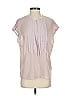 J.Crew 100% Polyester Pink Short Sleeve Blouse Size 2 - photo 1