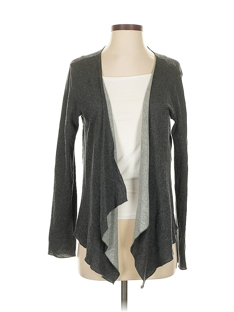 Pre-owned Majestic Filatures Cardigan Sweater In Gray