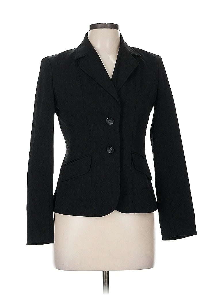 Pre-owned Ann Taylor Factory Blazer Jacket In Black