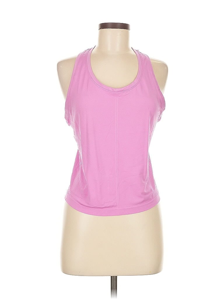 Pre-owned All In Motion Tank Top Pink Halter Neckline Tops