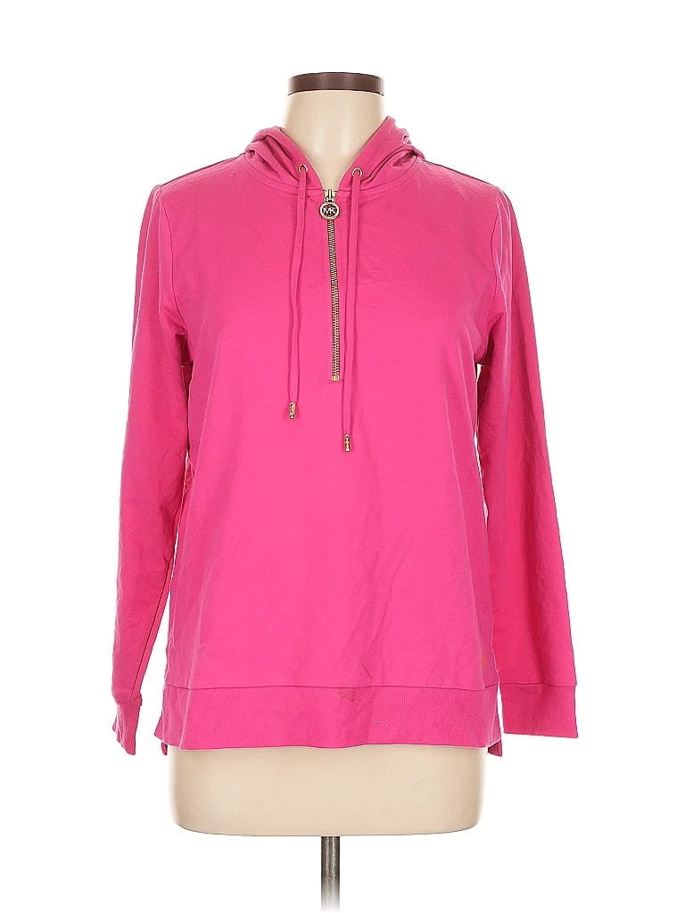 Pre-owned Michael Michael Kors Pullover Hoodie In Pink