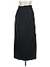 Ecru 100% Polyester Solid Black Formal Skirt Size 11 - 12 - photo 1