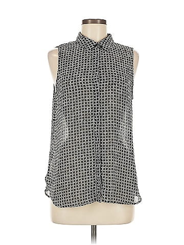 Banana Republic Factory Store Sleeveless Button-Down Shirt (view 1)
