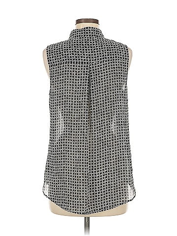 Banana Republic Factory Store Sleeveless Button-Down Shirt (view 2)